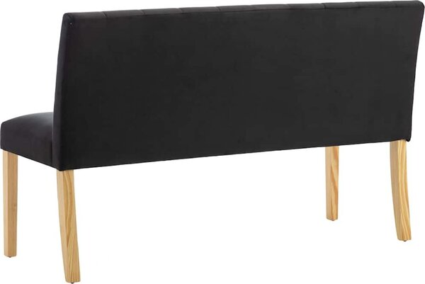 VidaXL Lavice 140 cm samet [288575] Barva: krémová