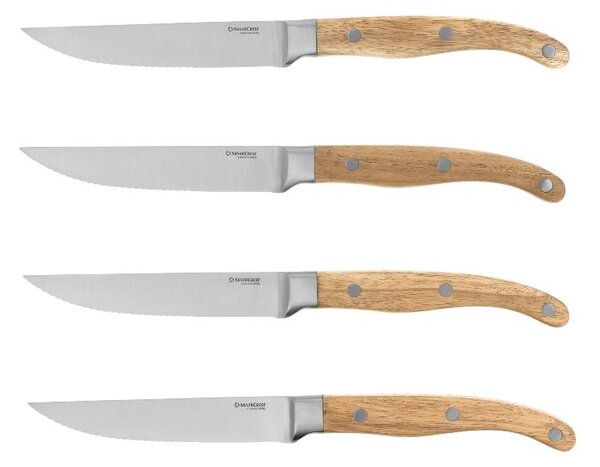 Silvercrest® Sada steakových nožů, 4dílná (hnědá) (100406276001)
