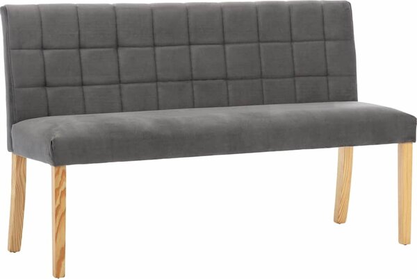 VidaXL Lavice 140 cm samet [288575] Barva: krémová