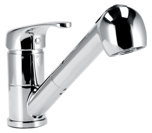Livarno® Páková kuchyňská baterie s výsuvnou sprchou (chrom) (100406335002)