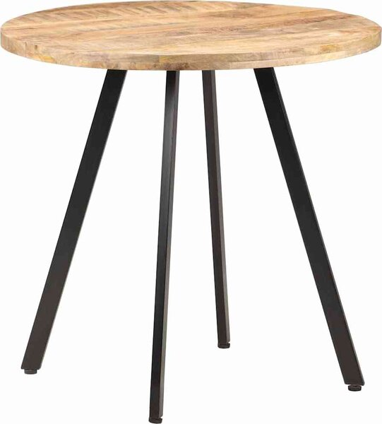 VidaXL Jídelní stůl 80 cm hrubé mangovníkové dřevo [320483]