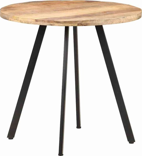 VidaXL Jídelní stůl 80 cm hrubé mangovníkové dřevo [320483]