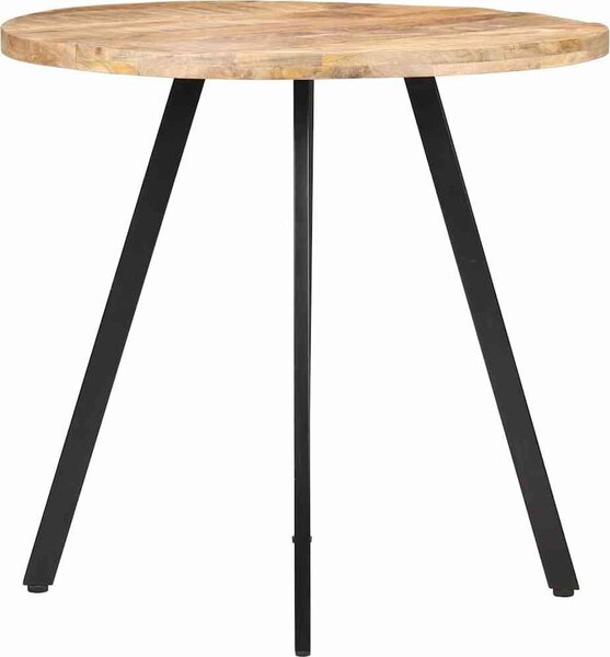VidaXL Jídelní stůl 80 cm hrubé mangovníkové dřevo [320483]