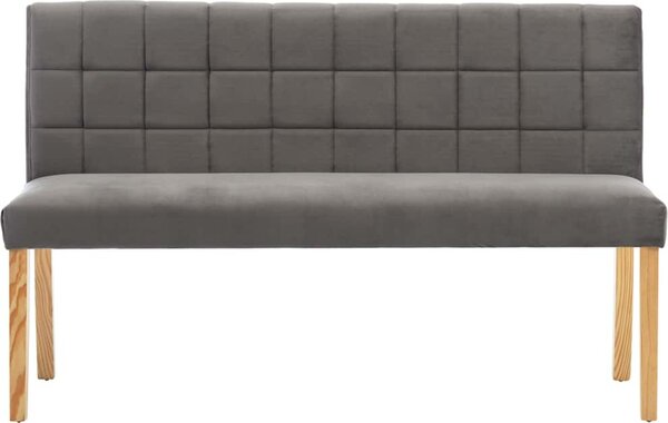 VidaXL Lavice 140 cm samet [288575] Barva: krémová