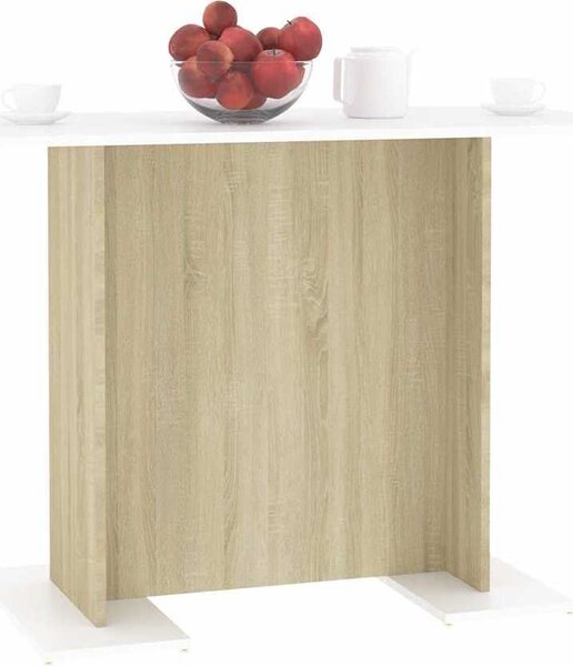 VidaXL Jídelní stůl 110 x 60 x 75 cm kompozitní dřevo [800248] Barva: dub sonoma