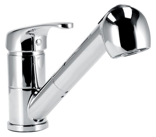 Livarno® Páková kuchyňská baterie s výsuvnou sprchou (chrom) (100406335002)