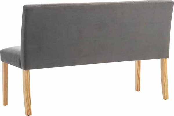 VidaXL Lavice 140 cm samet [288575] Barva: krémová