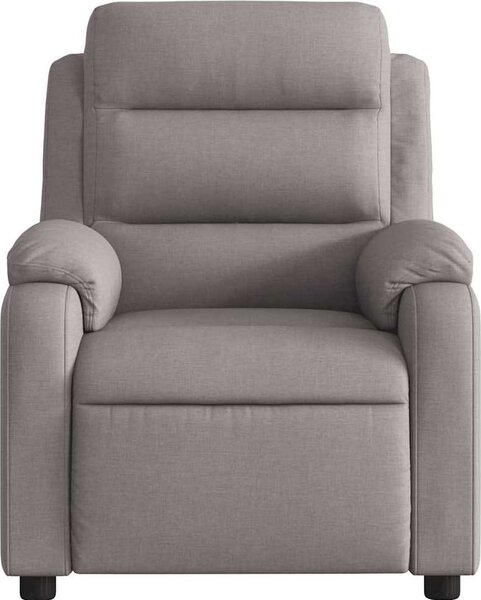 VidaXL Masážní polohovací křeslo textil [373475] Barva: taupe