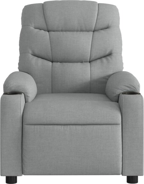 VidaXL Masážní polohovací křeslo textil [374156] Barva: Tmavě šedá