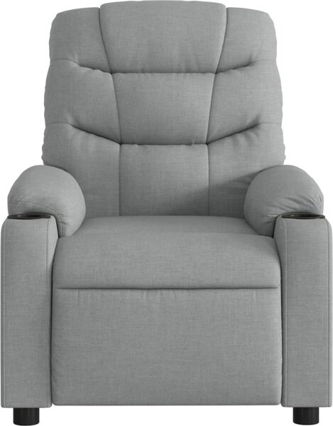VidaXL Elektrické masážní polohovací křeslo textil [3206636] Barva: Tmavě zelená