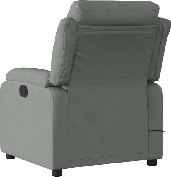 VidaXL Masážní polohovací křeslo textil [373475] Barva: taupe