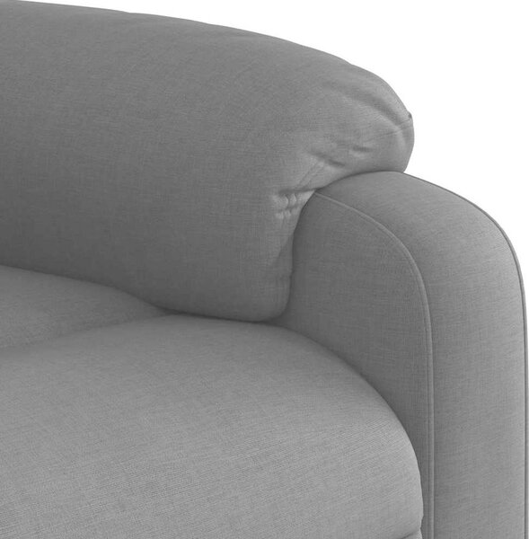 VidaXL Masážní polohovací křeslo textil [373475] Barva: taupe
