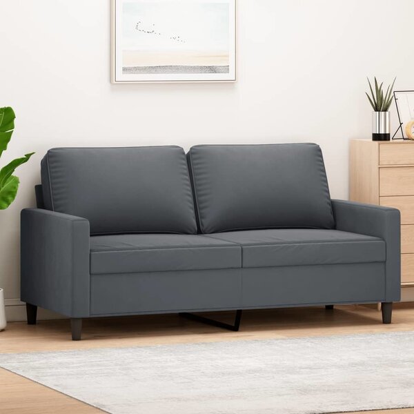 VidaXL 2místná pohovka 140 cm samet [359208] Barva: Tmavě zelená