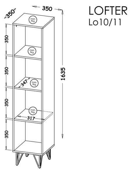 Dolmar Regál Lofter LO11