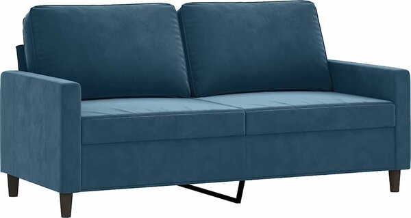 VidaXL 2místná pohovka 140 cm samet [359208] Barva: Tmavě zelená
