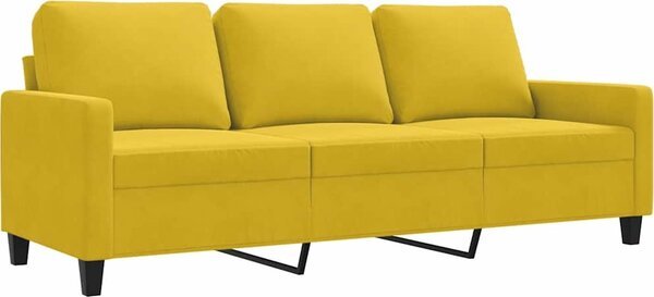 VidaXL 3místná pohovka 180 cm samet [359217] Barva: Modrá