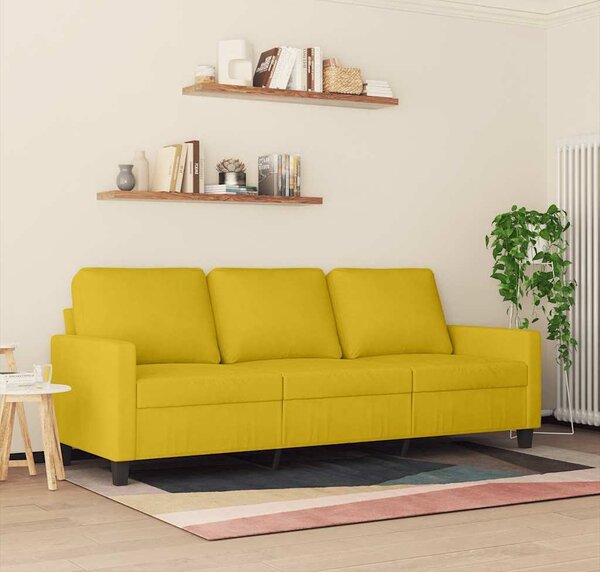 VidaXL 3místná pohovka 180 cm samet [359217] Barva: Modrá