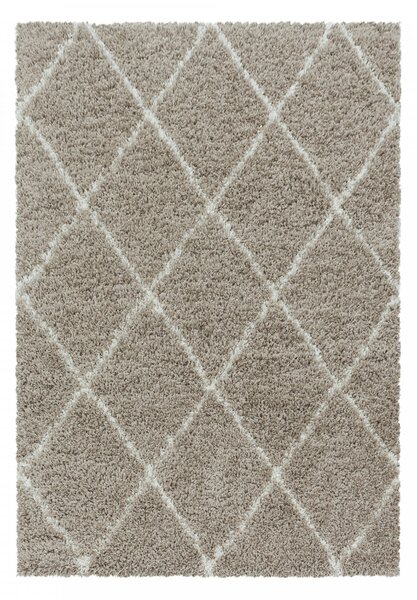 Kusový koberec Alvor Shaggy 3401 beige 140x200 cm