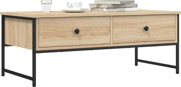 VidaXL Konferenční stolek 101 x 49 x 39,5 cm kompozitní dřevo [837739] Barva: dub sonoma