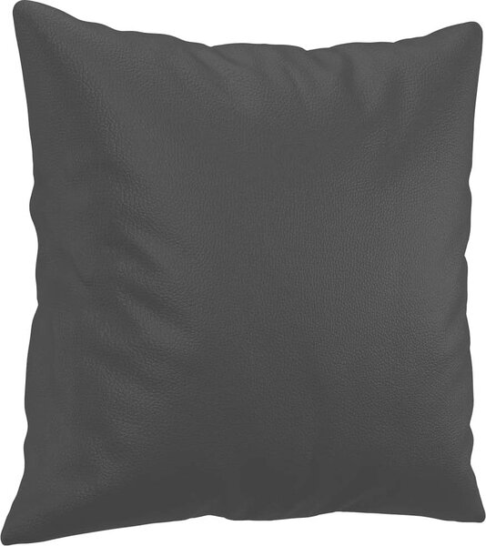VidaXL 2místná pohovka s polštáři 120 cm umělá kůže [3200983] Barva: Šedá