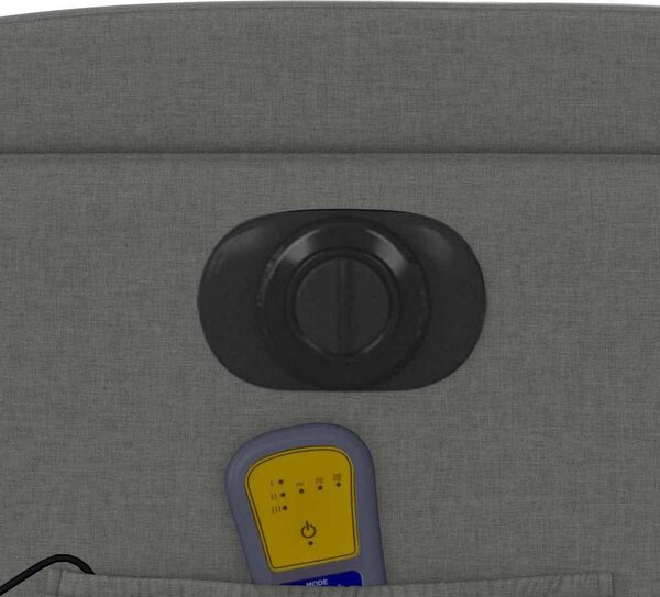 VidaXL Elektrické masážní polohovací křeslo textil [3204471] Barva: vínová červená