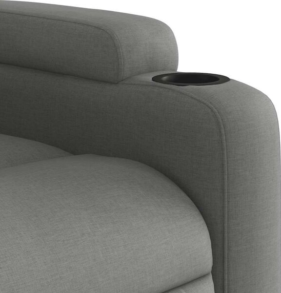 VidaXL Elektrické masážní polohovací křeslo textil [3204471] Barva: vínová červená