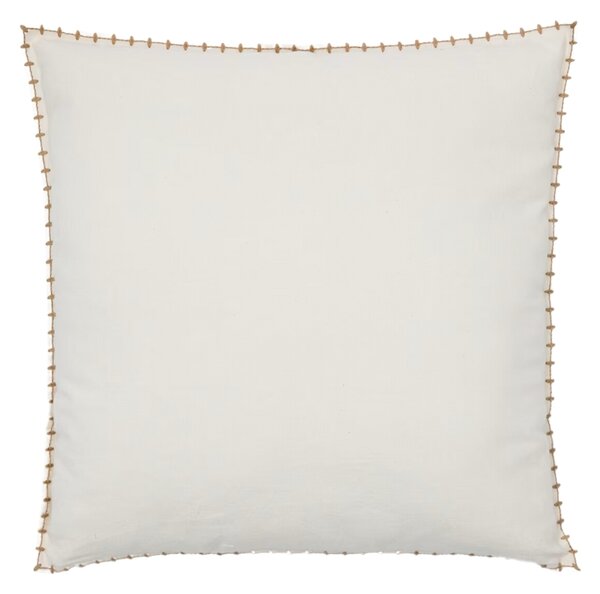 Béžový bavlněný povlak na polštář Kave Home Rakira 45 x 45 cm