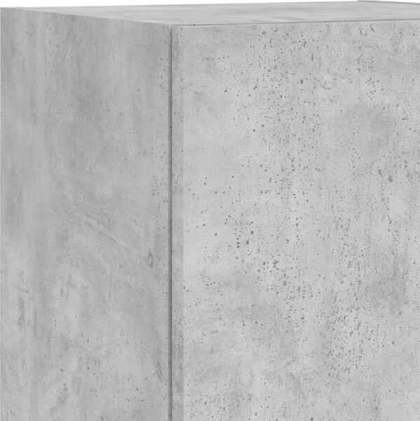 VidaXL TV skříňky s LED osvětlením 2 ks 30,5 x 30 x 102 cm [837022] Barva: šedá sonoma