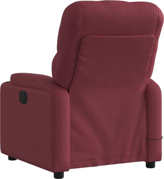 VidaXL Elektrické masážní polohovací křeslo textil [3204699] Barva: světle šedá