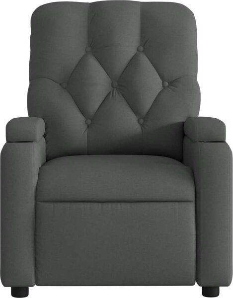 VidaXL Elektrické masážní polohovací křeslo textil [3204699] Barva: světle šedá