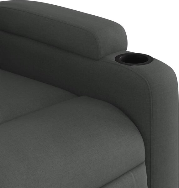 VidaXL Elektrické masážní polohovací křeslo textil [3204699] Barva: světle šedá