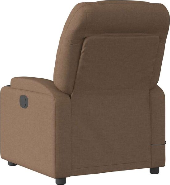 VidaXL Elektrické masážní polohovací křeslo textil [3204589] Barva: Tmavě šedá