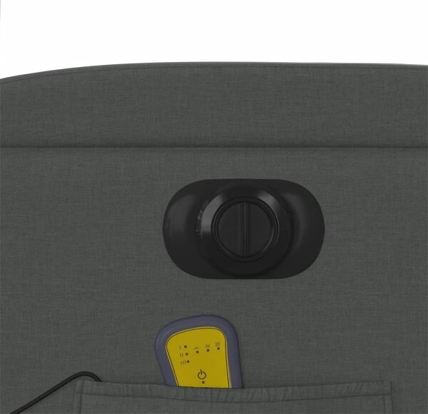 VidaXL Elektrické masážní polohovací křeslo textil [3204699] Barva: světle šedá
