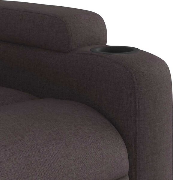 VidaXL Elektrické masážní polohovací křeslo textil [3204589] Barva: Tmavě šedá