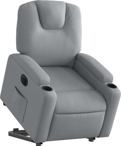 VidaXL Elektrické zvedací polohovací křeslo textil [3204392] Barva: taupe