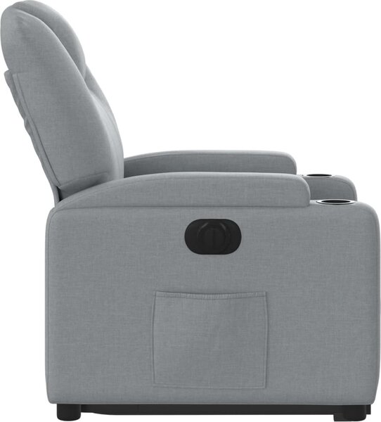 VidaXL Elektrické zvedací polohovací křeslo textil [3204392] Barva: taupe