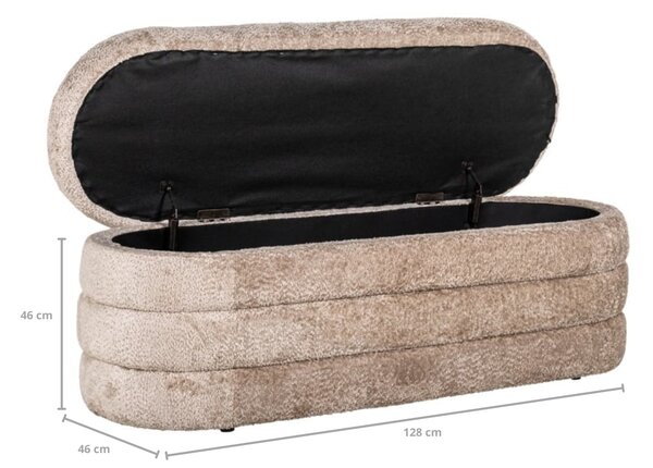 -25 % Dny MOMENTI– Richmond Puf Camille 132 x 45 cm