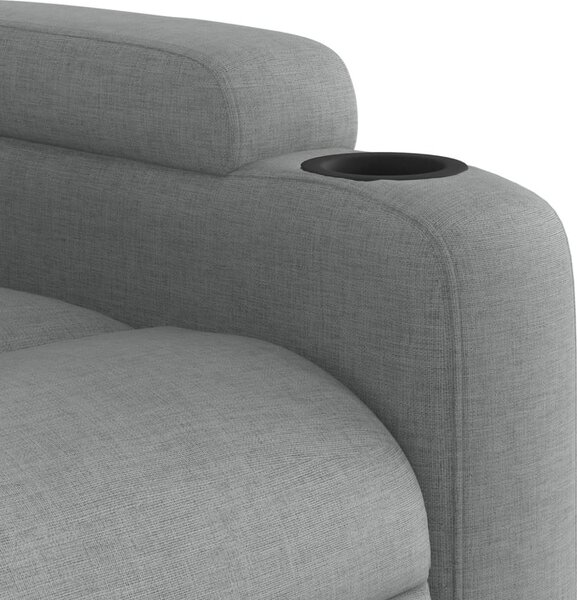 VidaXL Elektrické zvedací polohovací křeslo textil [3204620] Barva: taupe