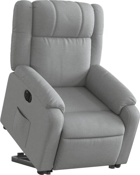 VidaXL Elektrické zvedací polohovací křeslo textil [3205226] Barva: taupe