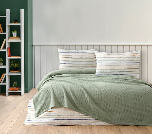 Přehoz na postel 200 x 240 cm Karen (zelená). 1086523