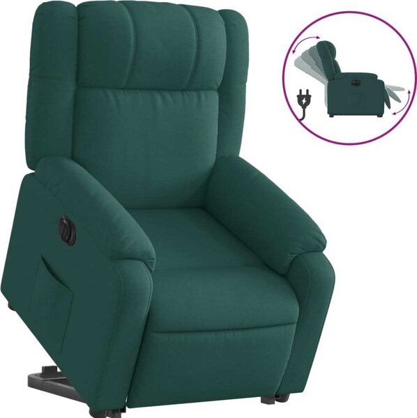 VidaXL Elektrické zvedací polohovací křeslo textil [3205226] Barva: taupe
