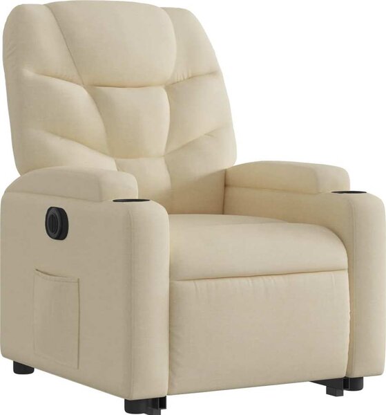VidaXL Elektrické zvedací polohovací křeslo textil [3204620] Barva: taupe