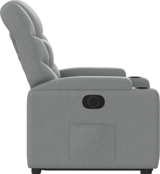 VidaXL Elektrické zvedací polohovací křeslo textil [3204620] Barva: taupe