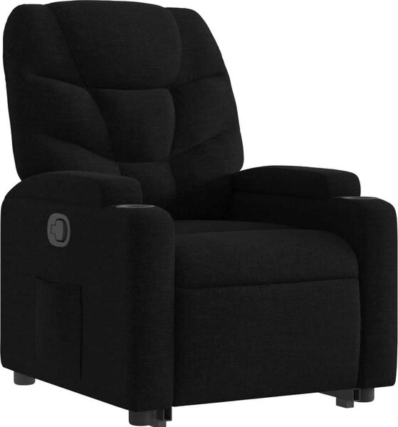 VidaXL Zvedací polohovací křeslo textil [3204598] Barva: Tmavě šedá