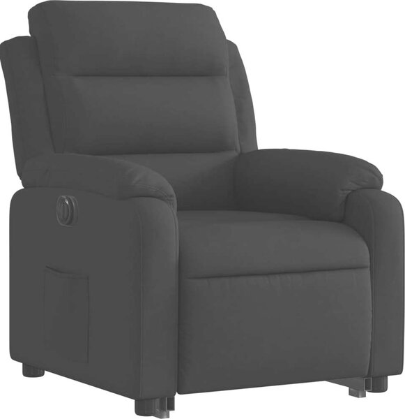 VidaXL Elektrické zvedací polohovací křeslo textil [3205012] Barva: Tmavě šedá