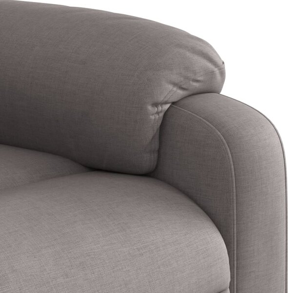 VidaXL Elektrické zvedací polohovací křeslo textil [3205012] Barva: Tmavě šedá