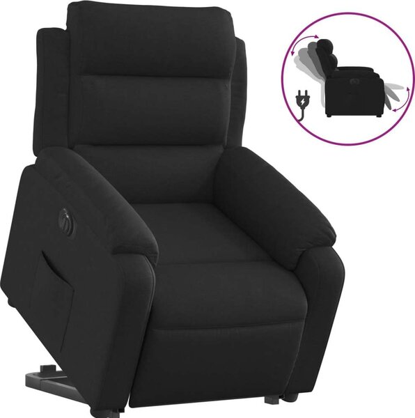 VidaXL Elektrické zvedací polohovací křeslo textil [3205012] Barva: Tmavě šedá