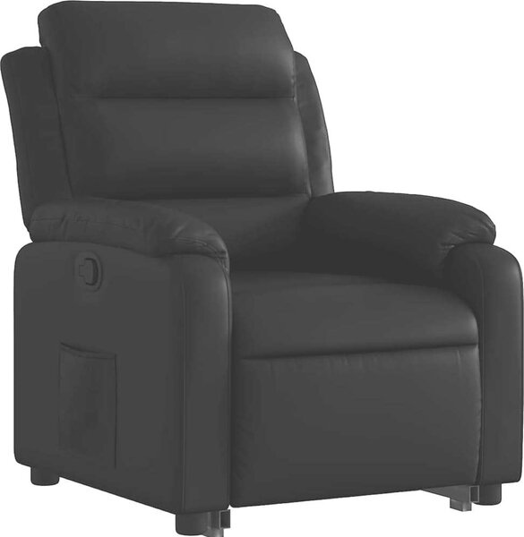 VidaXL Zvedací polohovací křeslo umělá kůže [3205042] Barva: Šedá