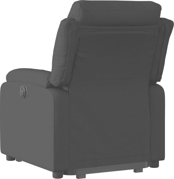 VidaXL Elektrické zvedací polohovací křeslo textil [3205012] Barva: Tmavě šedá