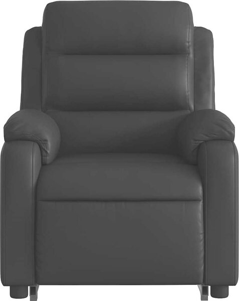 VidaXL Zvedací polohovací křeslo umělá kůže [3205042] Barva: Šedá